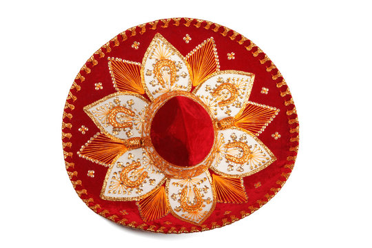 Red Sombrero Isolated