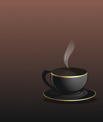 a cup of coffee