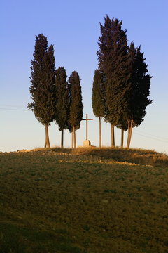 Kleiner Friedhof Toskana