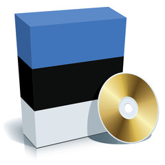 Estonian software box and CD