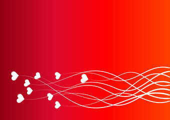 valentine background with space for text