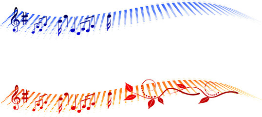 abstract background, music