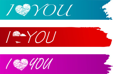 Valentine's day abstract with space for a text