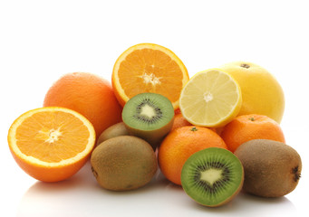 Fototapeta na wymiar Fruits et vitamines