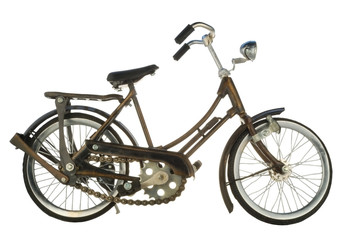 Fototapeta na wymiar a toy bicycle