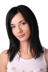 Fototapeta premium Beautiful brunette girl