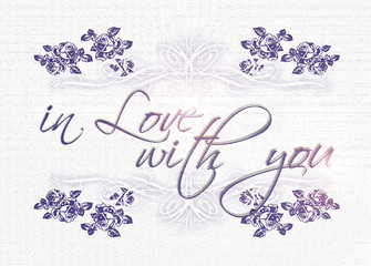 Fototapeta premium in love with you