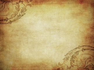 grunge floral background with space for text or image