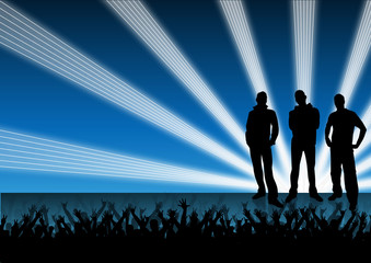 Party Flyer Poster Audience Happy Dance 23