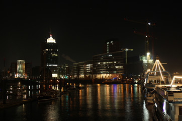 Hamburg - Kehrwiederspitze bei Nacht