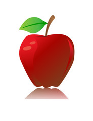 red apple