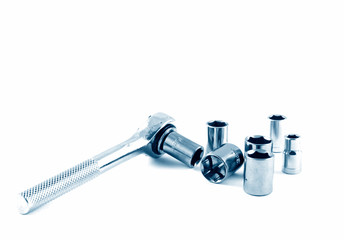 Sanitary keys. Isolation on the white