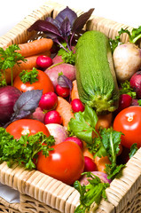 Assortment of fresh vegetables