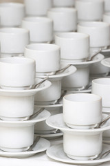 Fototapeta na wymiar cups for tea and coffee