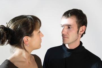 junges paar hat streit