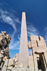 Obraz premium Obelisk around Precinct of Amun-Re. Karnak. Egypt
