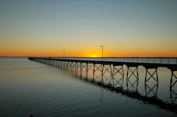 Obraz premium coucher de soleil sur Ceduna 2