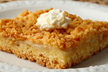 Close up of apple-pie