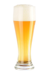 glass of light beer