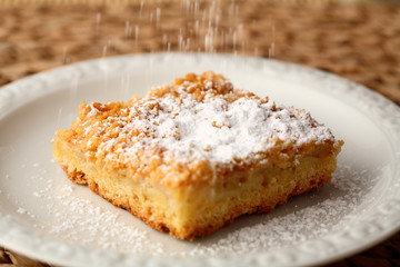 Close up of apple-pie