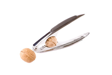 Nut cracker with two walnuts
