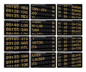 Airprt Deparures Board