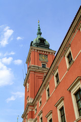 old royal castle in Warsaw