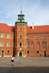 old royal castle in Warsaw