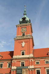 old royal castel in Warszawa