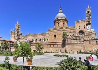 Fototapeta na wymiar Włoska, Sizilien, Palermo, Kathedrale