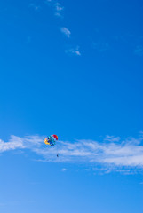 Obraz na płótnie Canvas plaża parasail