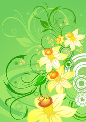 Obraz na płótnie Canvas flower background design