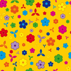 Flower seamless background