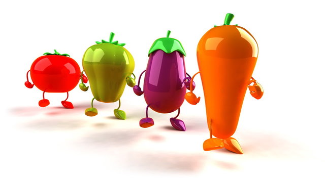 L&eacute;gumes en marche