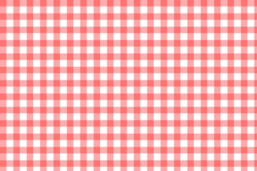 Tschdecke rot weiß kariert