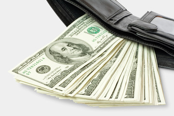 money with wallet