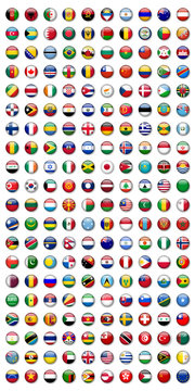 Flags of the World buttons
