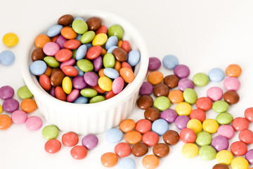 colored candies
