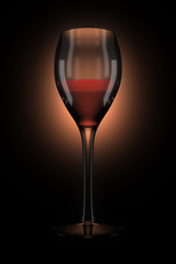 Wine in a glass