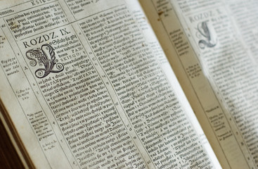 Fototapeta premium old Bible