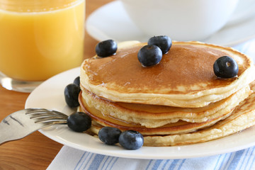 Breakfast - Blueberry Pancakes