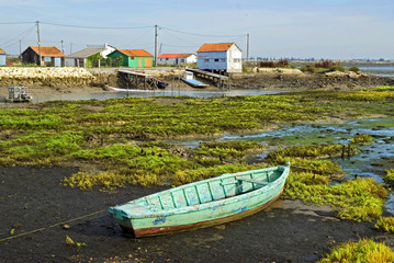 Barque à Saint Trojan dans l'île d'Oléron