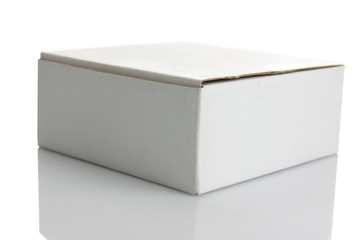 White carton box