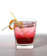 Cocktail with liquor