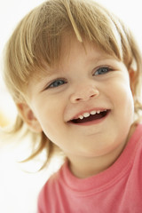 Portrait Of Girl Smiling