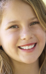 Portrait Of Girl Smiling