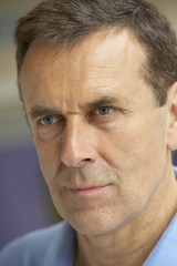 Middle Aged Man In Contemplation