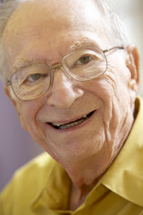 Portrait Of Senior Man Smiling at Camera