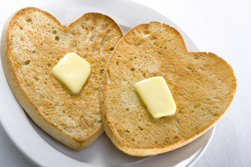Valentine Toast & Butter 1