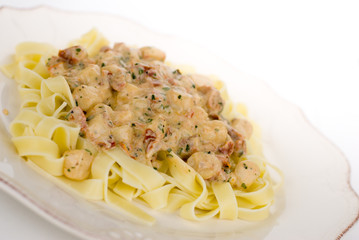 tagliatelles aux noix de saint jacques